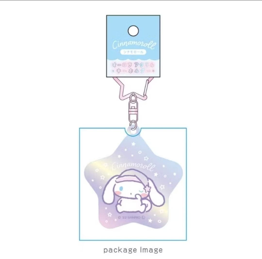 Kuromi Aurora Acrylic Key Holder Bag Charm