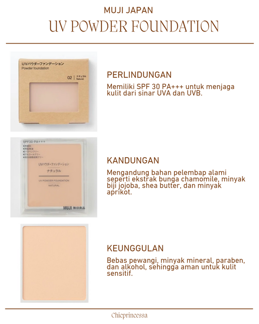 MUJI JAPAN UV Powder Foundation