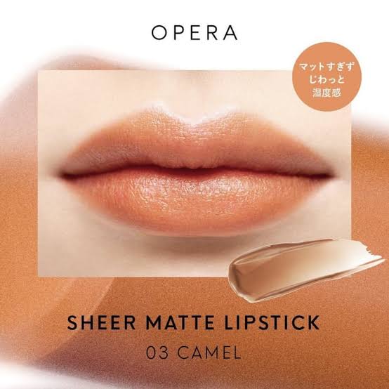Opera Sheer Matte Lip 03 Camel
