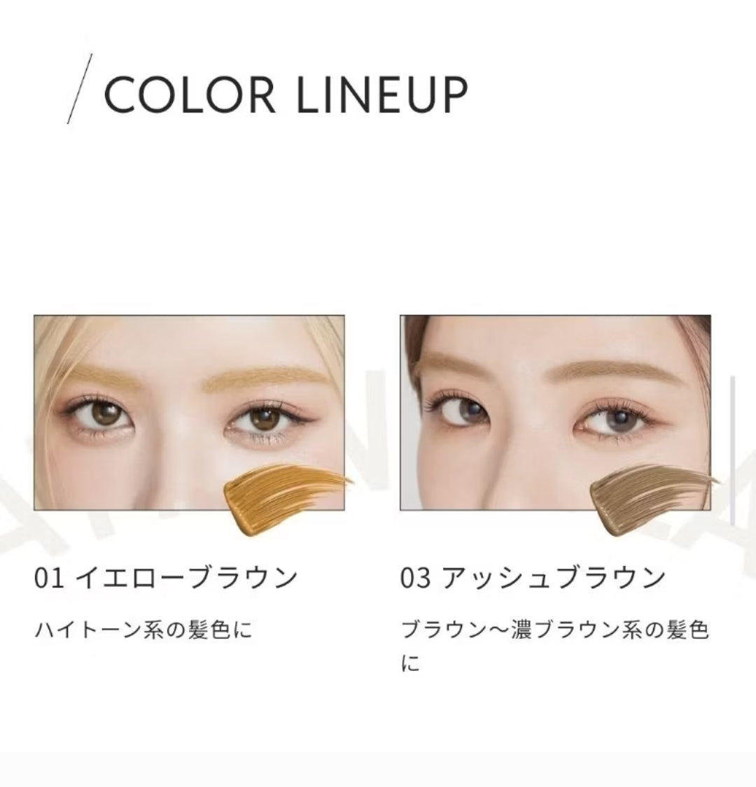 Heavy Rotation Coloring Eyebrow