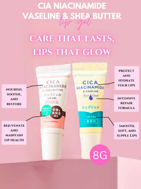 Daiso Cica Niacinamide Lip Gel - Lip Primer Lip Balm