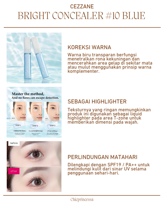 Cezzane Japan Bright Concealer 10 Blue