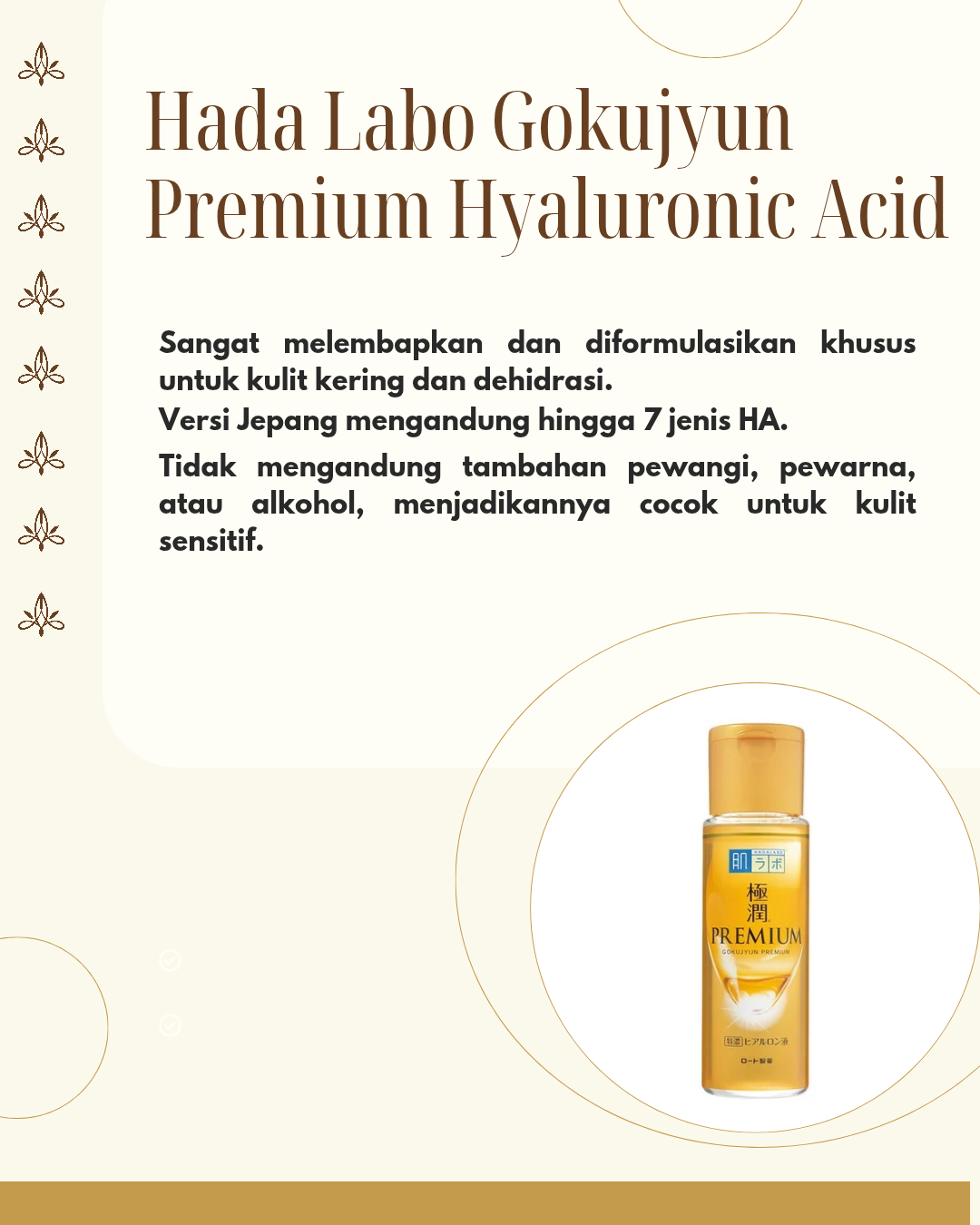 Hada Labo Gokujyun Premium Hyaluronic Acid Toner 170ml