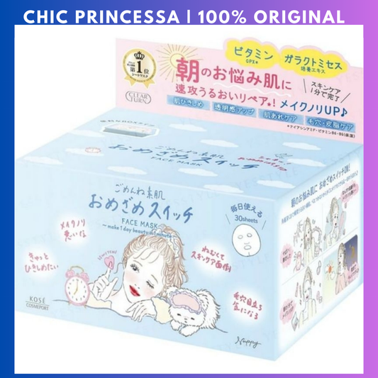 Kose Clear Turn Sorry Bare Skin Omezame Switch Mask