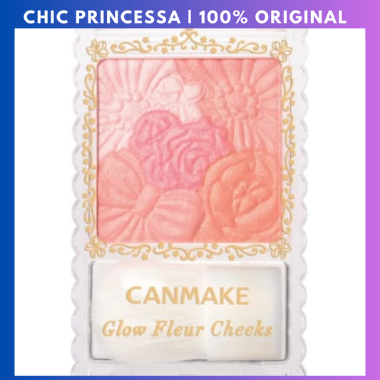 Canmake Glow Fleur Cheek #1 Peach Fleur