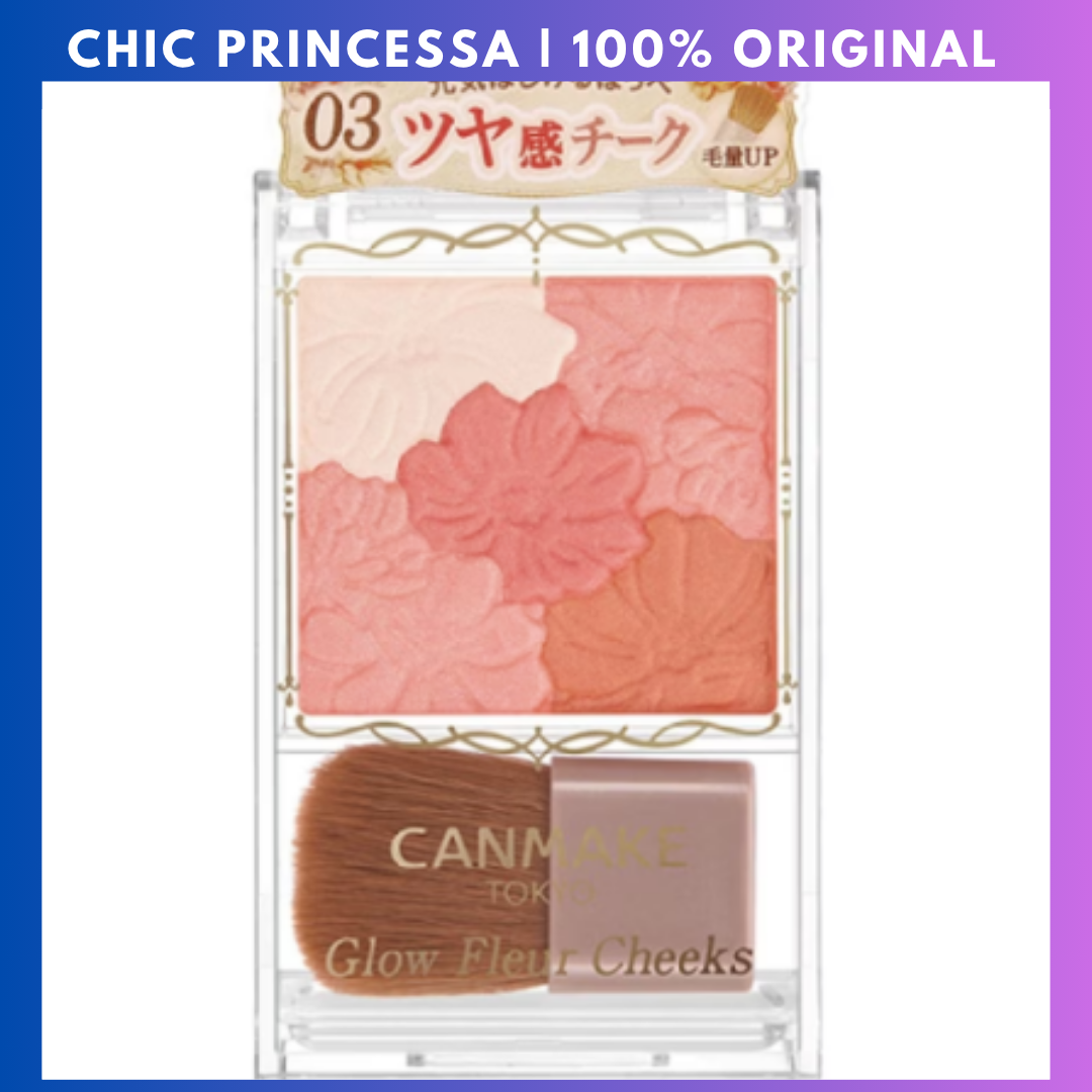 Canmake Glow Fleur Cheek #3 Orange Fleur