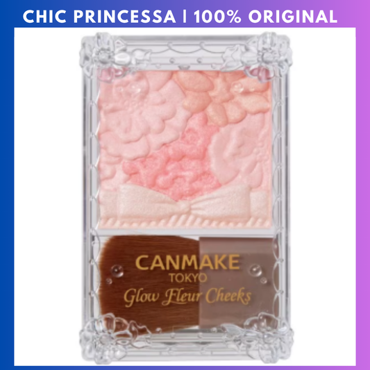 Canmake Glow Fleur Cheek #17 Momo Peach Fleur