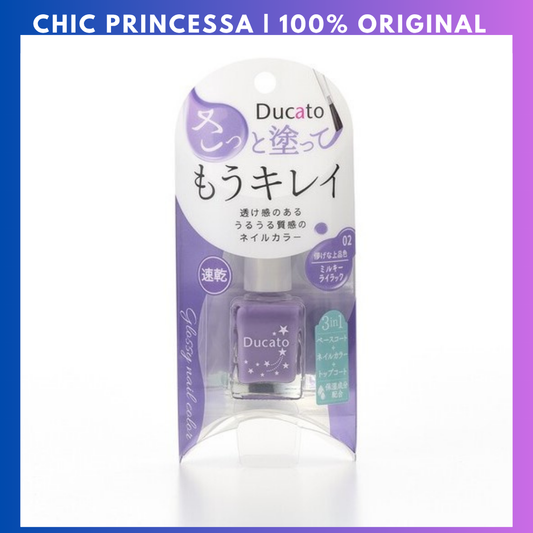 Ducato Glossy Nail Polish A02 Milky Lilac