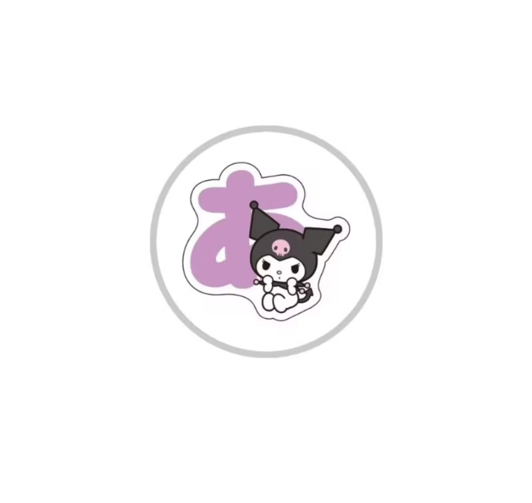 Kuromi Moji Kanji Stickers
