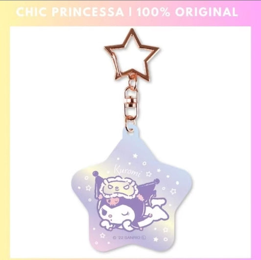 Kuromi Aurora Acrylic Key Holder Bag Charm