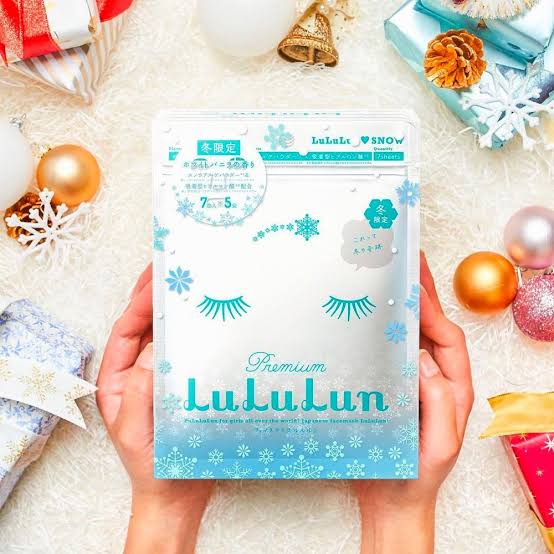 LULULUN Premium Snow White Vanilla Face Masks 7s