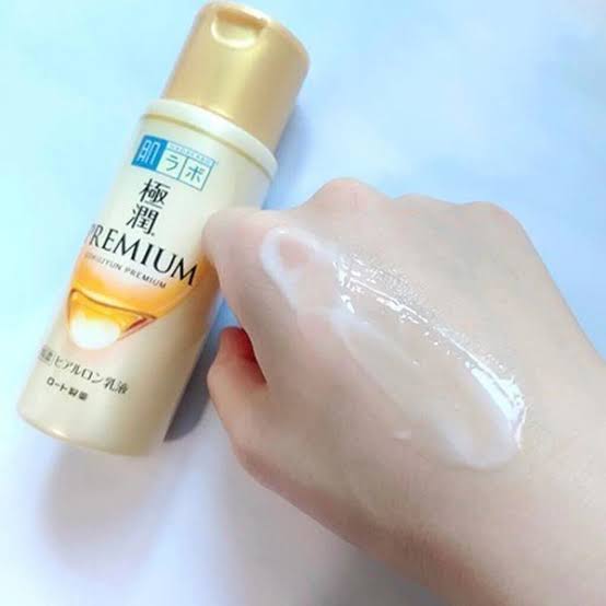 Hadalabo Gokujyun Premium Super Hyaluronic Milky Lotion 140ml Refill