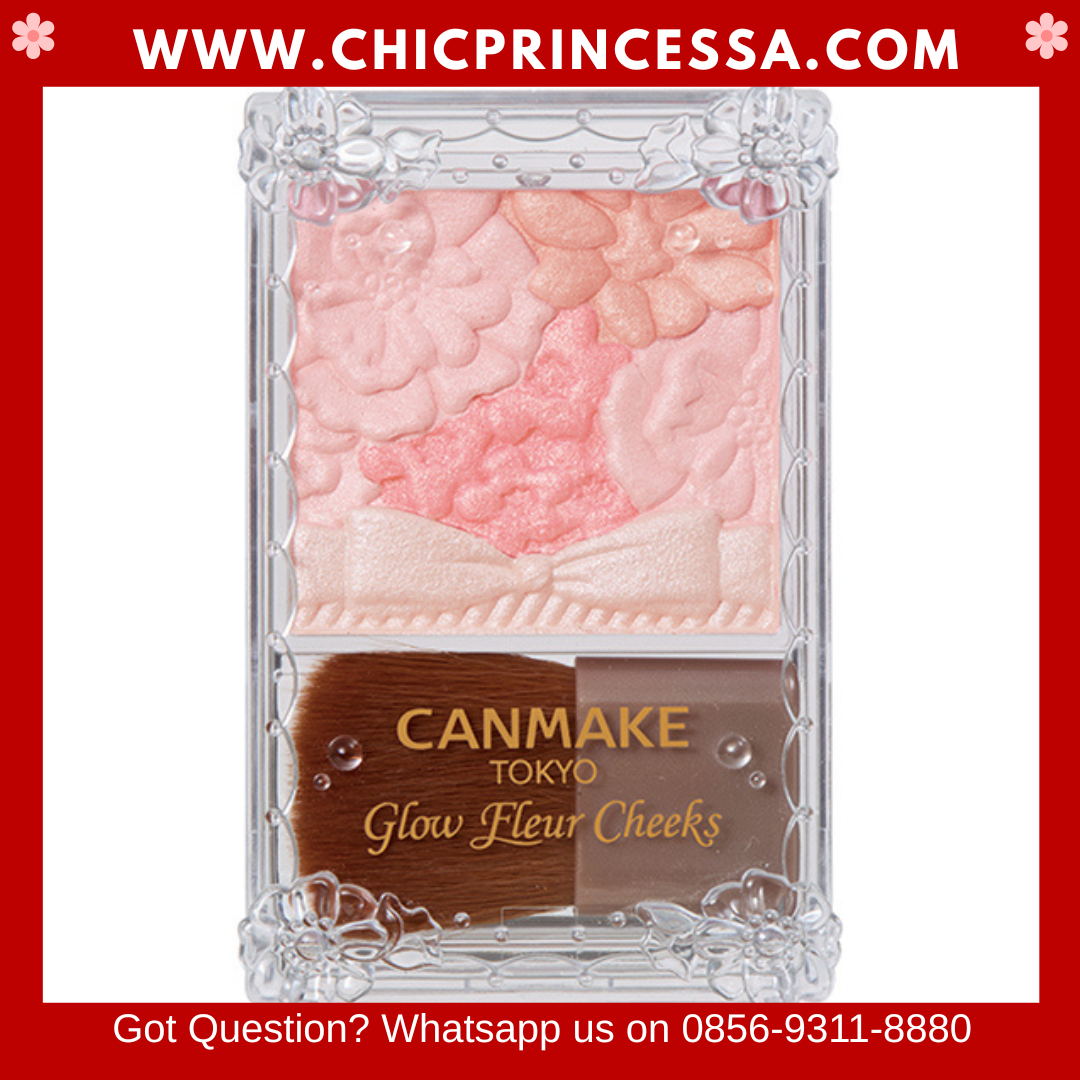 Canmake Glow Fleur Cheek #18 Momo Peach Fleur