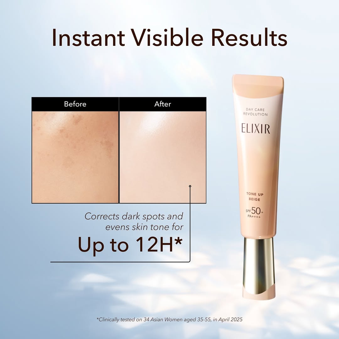 ELIXIR Day Care Revolution Tone-Up Beige SPF 50+ PA++++