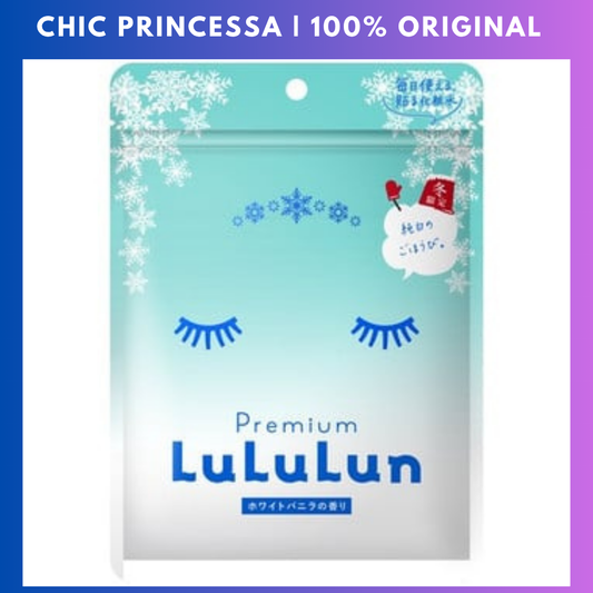 LULULUN Premium Snow White Vanilla Face Masks 7s