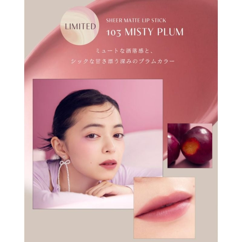 Opera Sheer Matte Lip 103 Misty Plum