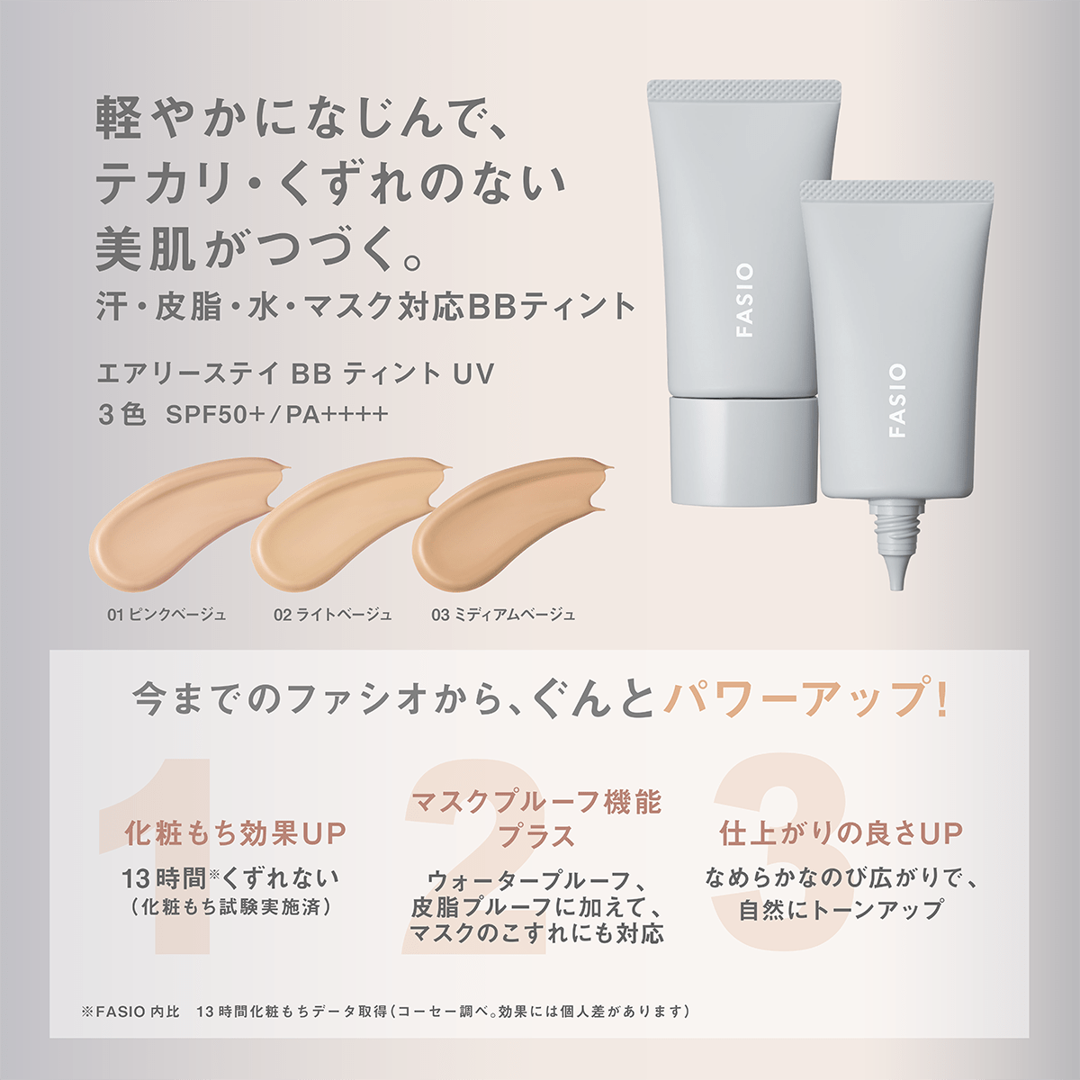 Kose Fasio Airy Stay BB Tint Cream UV SPF50 + Pore Smooth Primer