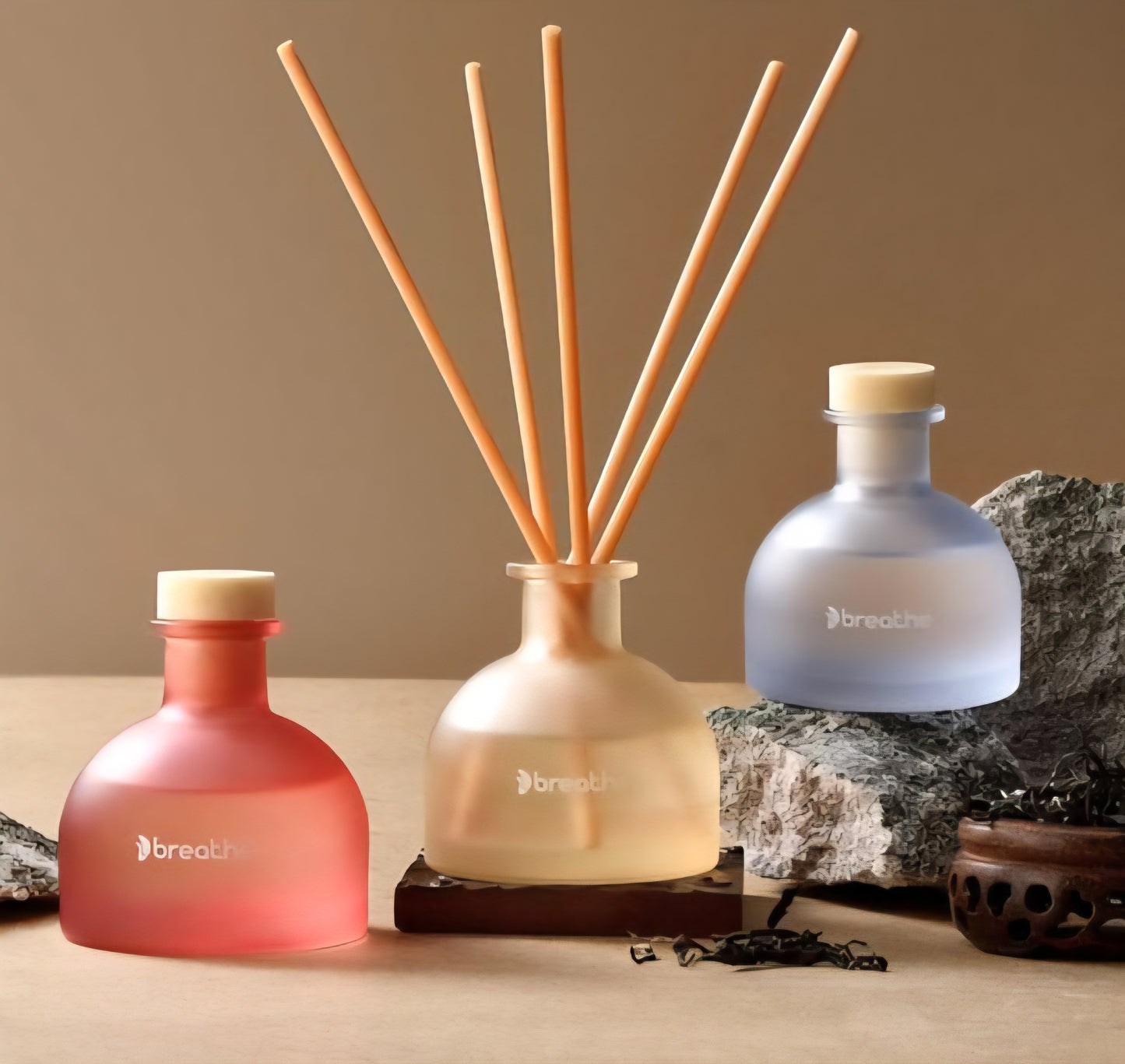 Breathe Reed Diffuser 50ml Rattan Sticks Freshener Aromaterapi Pengharum Ruangan Stick Room