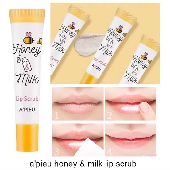 Apieu Honey & Milk Lip Scrub 3.3gr