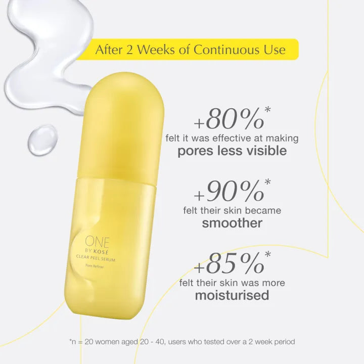 ONE by Kose Clear Peel Serum 120ml Set