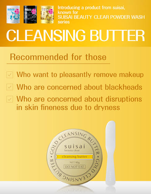 Suisai Beauty Clear Gold Cleansing Butter pembersih makeup