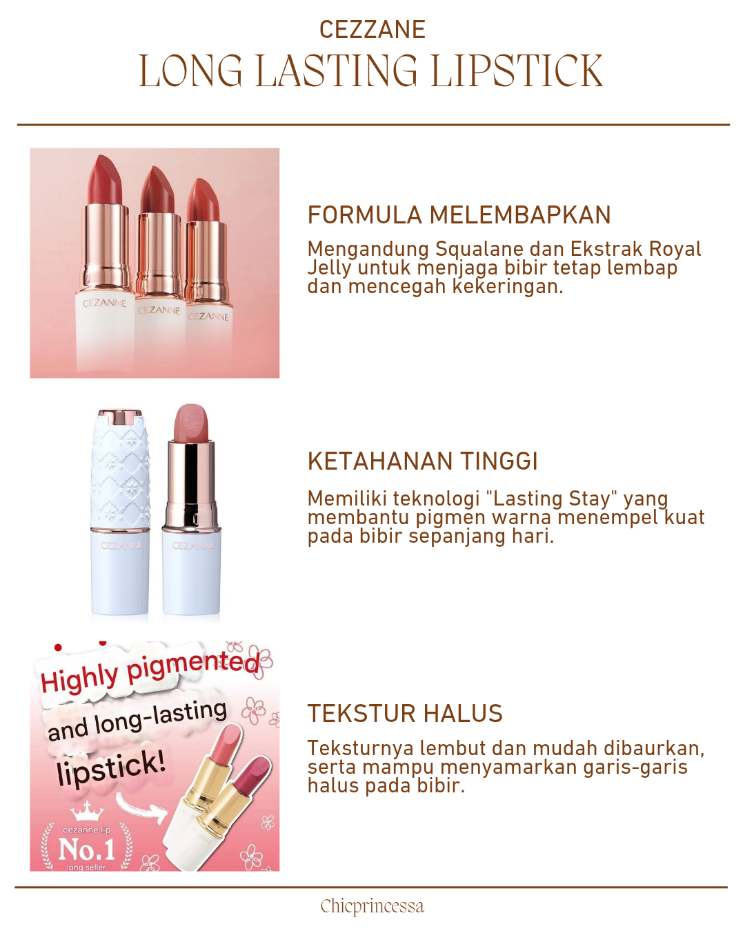 Cezanne Japan Lasting Lip Color