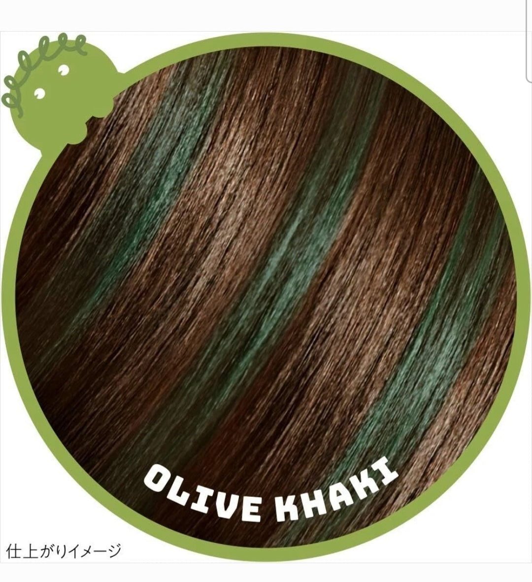 Liese 1 Day Hair Monster Olive Khaki 20ml