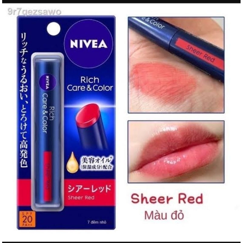 Nivea Rich Care & Color Lip Balm Spf22