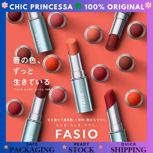 Kose Fasio Japan Hitonuri Rouge No 9 Cherry Pink