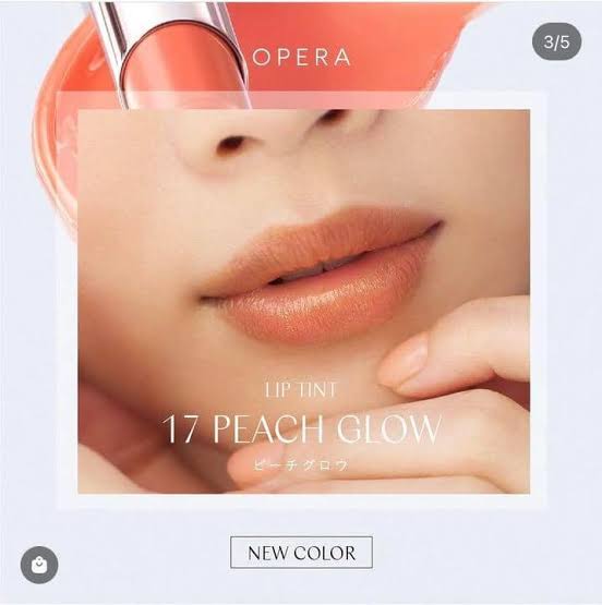 Opera Lip Tint Oil Rouge Lipstick N 17 Peach Glow