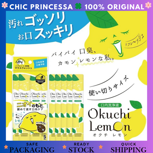 Okuchi Lemon Mouthwash 5sachet