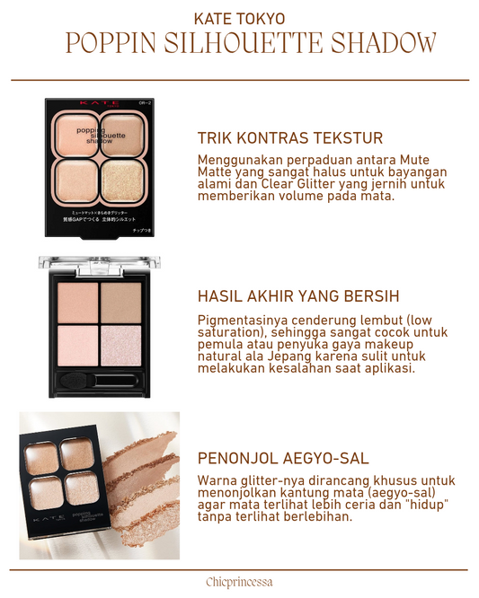 KATE Japan Popping Silhouette Shadow