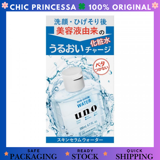 UNO Skin Serum Water toner wajah pria segar
