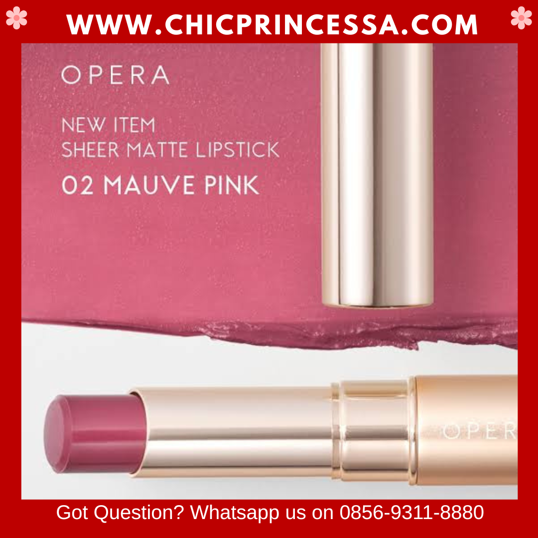Opera Sheer Matte Lip 02 Mauve Pink