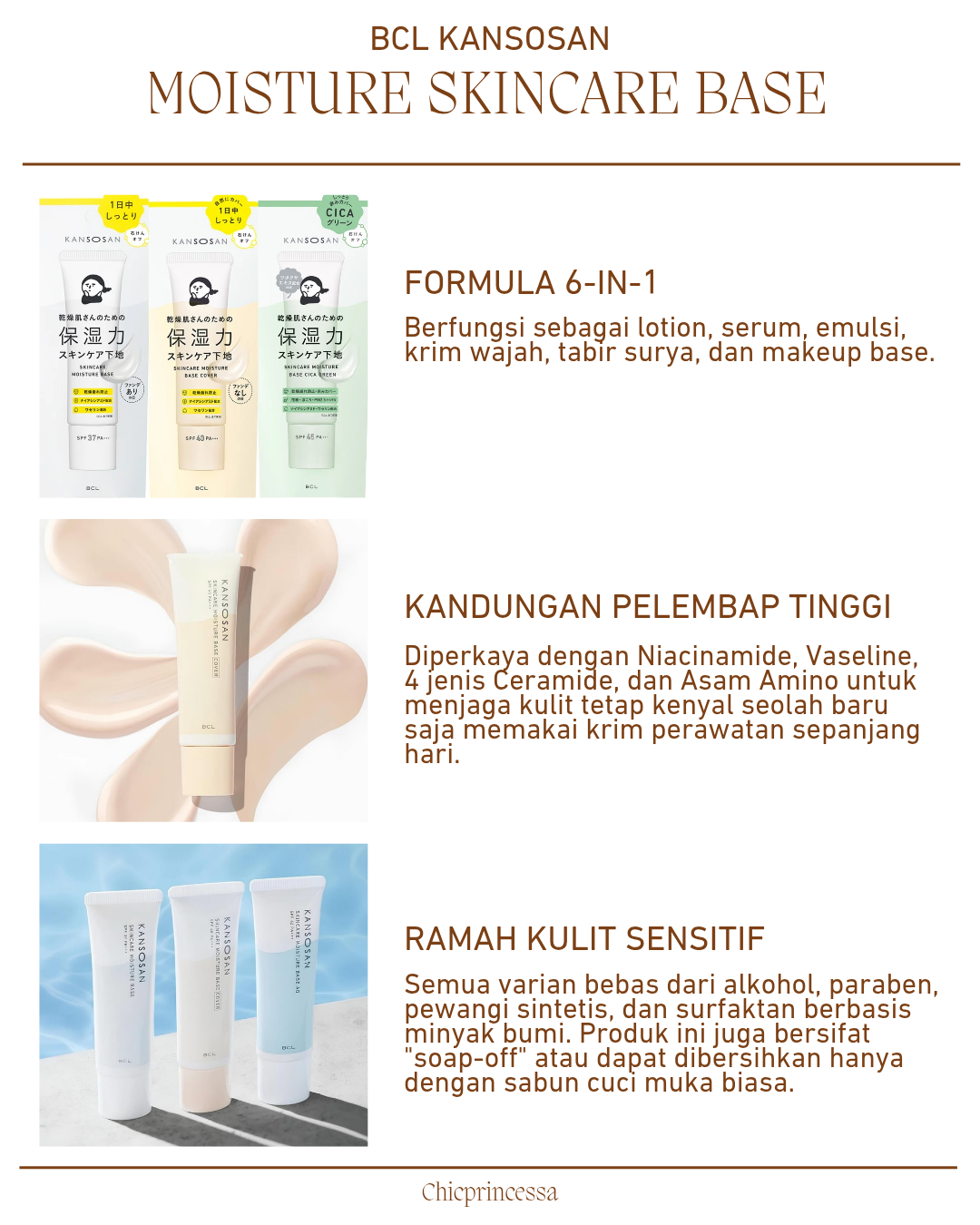 BCL Japan Kansosan Skincare Moisture Base