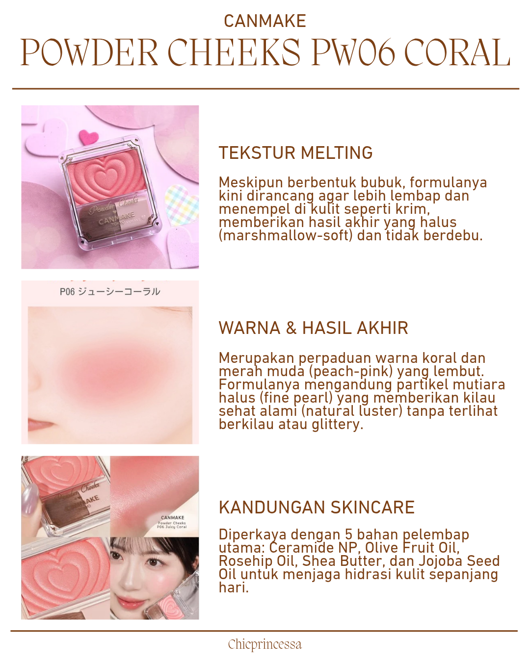 Canmake Tokyo Powder Cheeks PW06