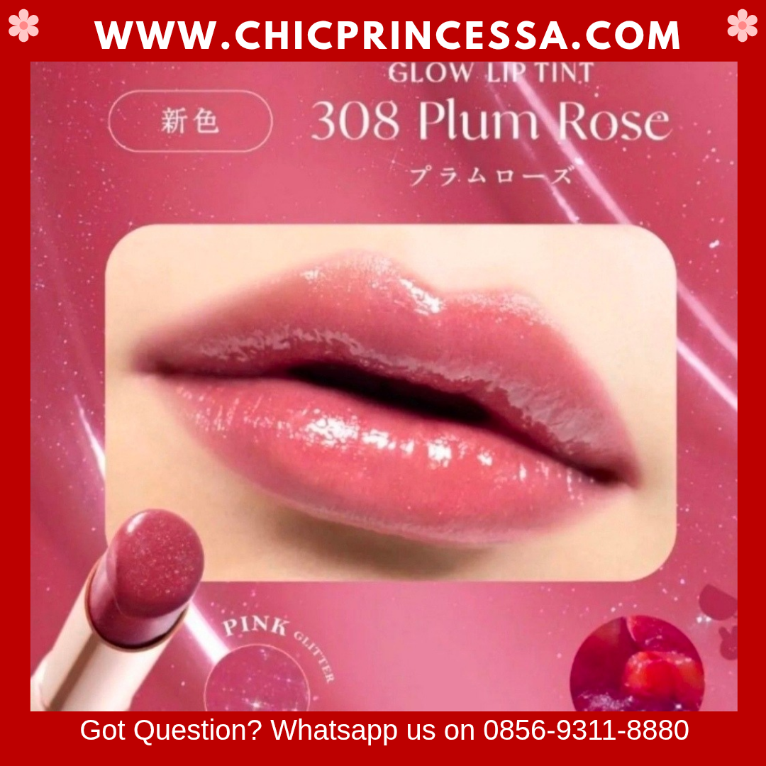 Opera Lip Tint Oil Rouge Lipstick 308 Plum Rose