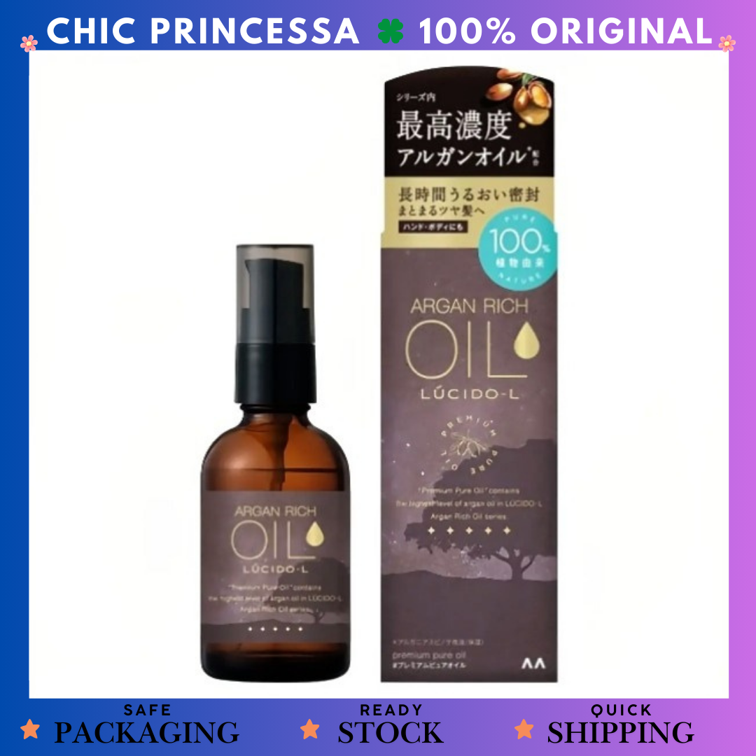 Lucido L Premum Pure Oil 60ml Argan Oil for Hair