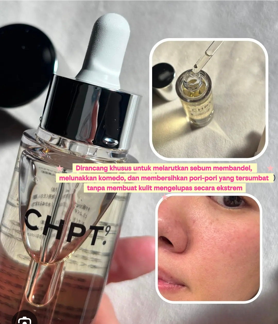 CHPT 9 Pore Clear Serum 30ml - blackhead remover