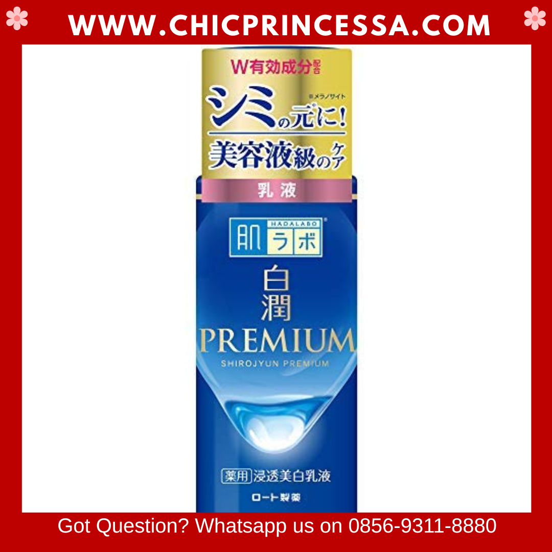 Hadalabo Shirojyun Premium Medicated Penetrating Whitening Milk 140ml