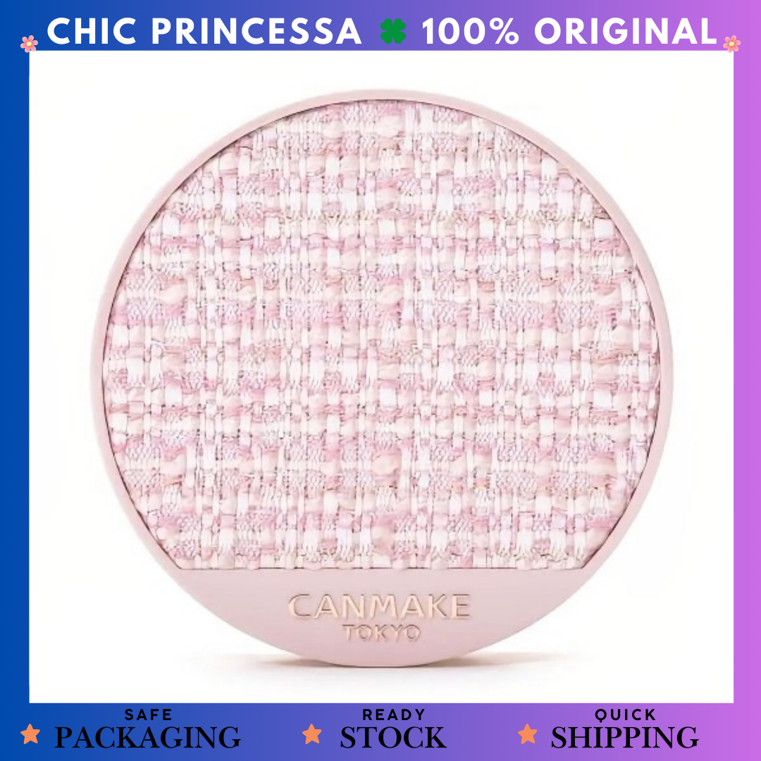 Canmake Tweed Packaging Illuminating Finish Powder Abloom #01 Hydrangea Garden