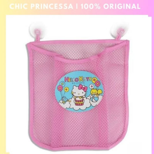 Hello Kitty Pink Mesh Toy Storage for Bathroom 26x27cm