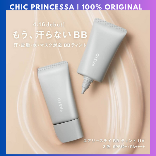 Kose Fasio Airy Stay BB Tint Cream UV SPF50 + Pore Smooth Primer