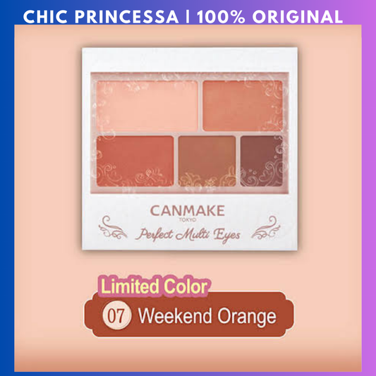Canmake Perfect Multi Eyes 07 Weekend Orange