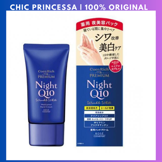 Kose Cosmeport Coenrich Night Wrinkle White Hand Cream 60g