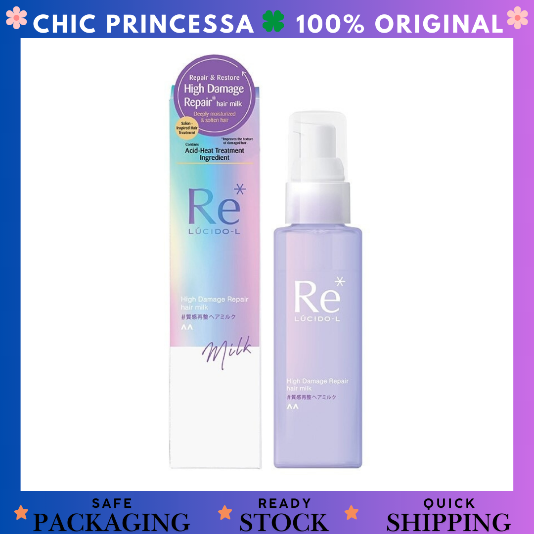 LUCIDO-L Texture-Reconditioning Hair Milk Washable Acid Heat Treatment 90gr