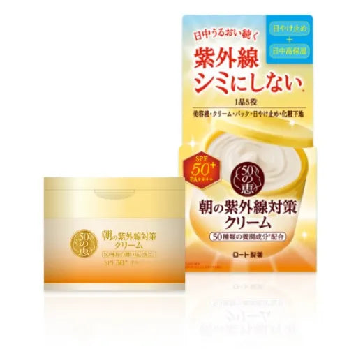 Rohto 50 Megumi Morning UV Protection Cream 90gr