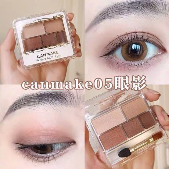 Canmake Perfect Multi Eyes 05 Almond Mocha
