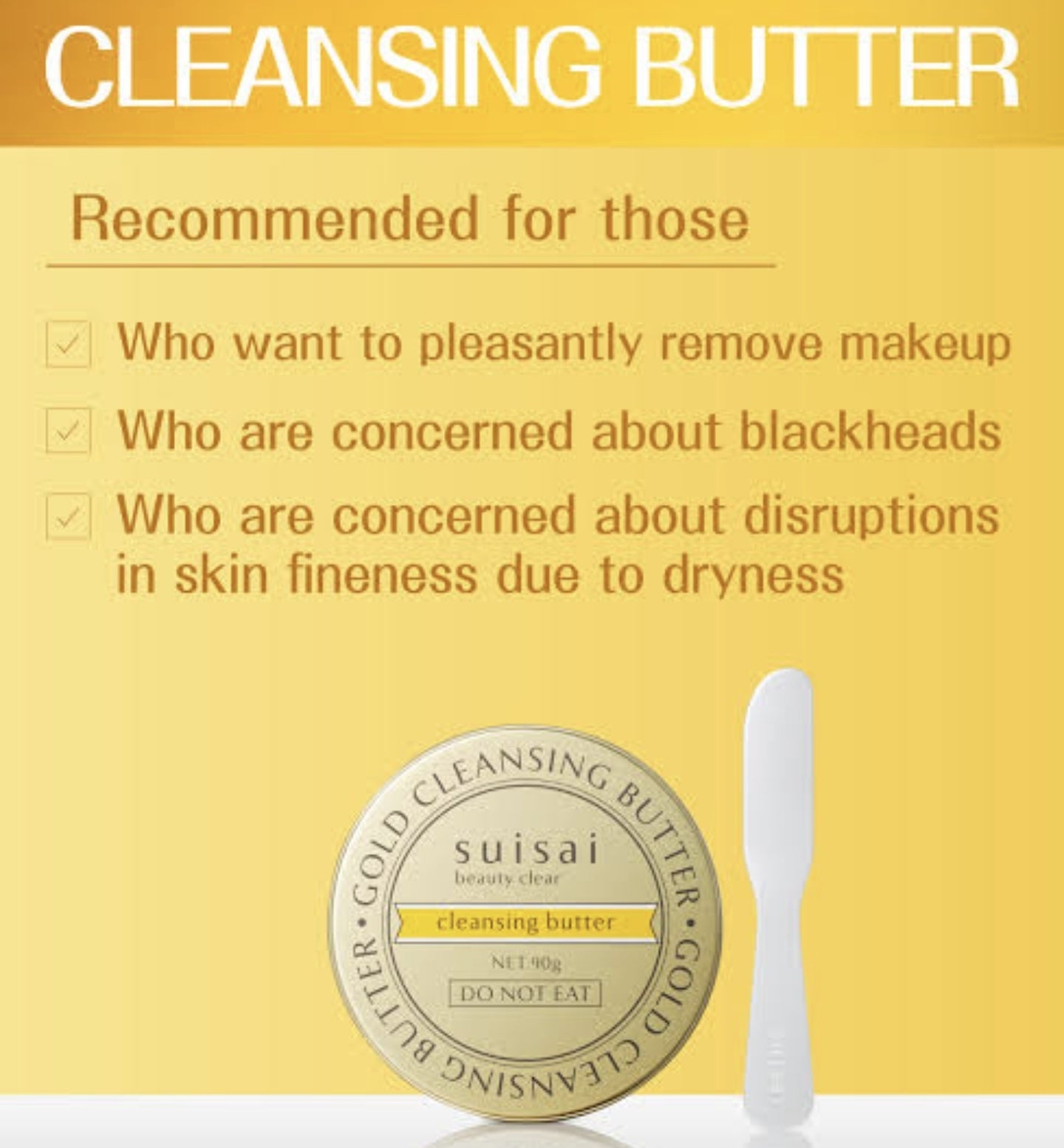 Suisai Beauty Clear Gold Cleansing Butter 90gr