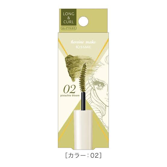 Kiss Me Heroine Long & Curl Mascara Advanced Film C Mini 02 Pistachio Bloom